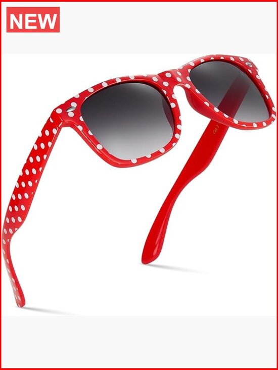 Retro Wayfarer Sunglasses with UV400 Protection Gradient Lens